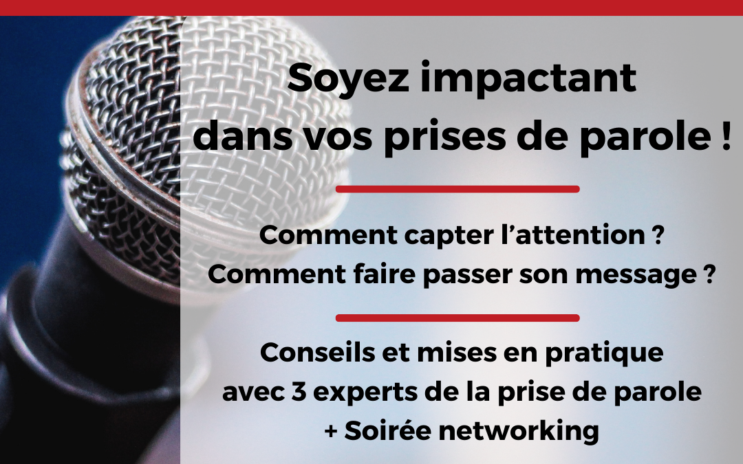 Afterwork Prise de parole en public – 20 février 18h30 – Théâtre de Coye-la-forêt